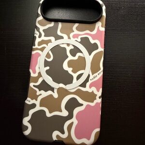 Camouflage Phone Case - Pink and Brown